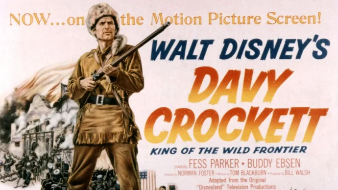 Poster for "Davy Crockett: King of the Wild Frontier". Courtesy of Disney