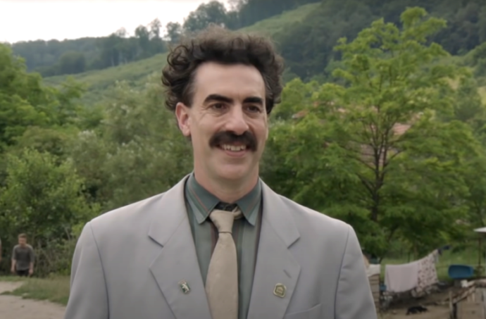 Image from "Borat Subsequent Moviefilm". Courtesy of Amazon